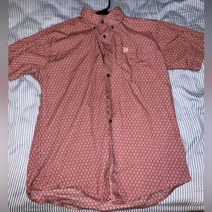 Cinch Short Sleeve Button Down Shirt - XSmall